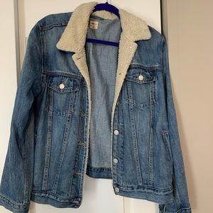 Gap Denim Sherpa Jacket